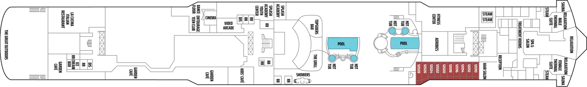 Deck 12 plan